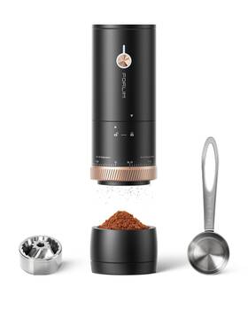 Forlim 924779506393 Portable Electric Coffee Grinder Cordless Rechargeable Bean W