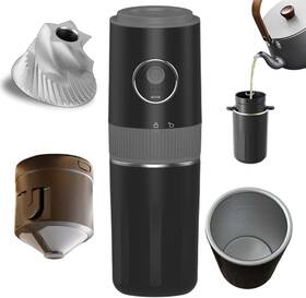 Foshan City Shunde Qianjiang Electric Co. Ltd. 765250781054 Portable All-in-one Burr Coffee Grinder And Brewing Kit Rechargeable W
