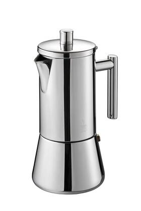 44035 Gefu Nando Espresso Maker 6 Cups Silver