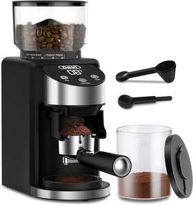 Gevi 690000426742 Burr Coffee Grinder Adjustable Mill With 35 Precise Grind Settings
