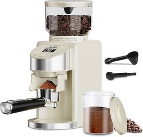 Gevi 767791875216 Conical Burr Coffee Grinder Adjustable Mill With 35 Precise Grind Setti