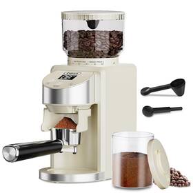 Gevi 767791977989 Conical Burr Coffee Grinder Adjustable Mill With 35 Precise Grind