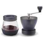 Glass Hand Coffee Grinder Mill Machine Bean 753970734146