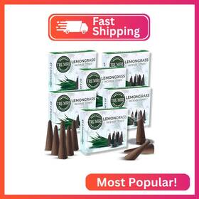 Goldberry Llc 810121334164 Lemongrass Incense Cones - 60 Six Packs Of 10 Scented