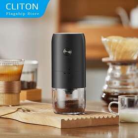 Goslmyy 744759290403 Electric Coffee Grinder - Usb Rechargeable Portable And Adjustable With Cleaning