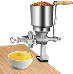 Gototop 747333068108 Hand Crank Grain Mill Table Clamp Manual Corn Grinder Aluminum Alloy M