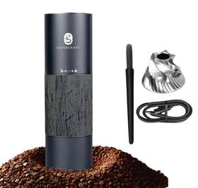 Grindcraft 198168891865 Electric Coffee Grinder Premium Stainless Steel Burr Espress