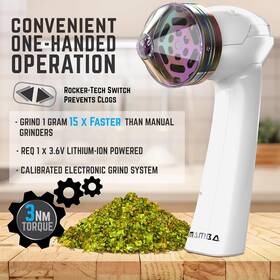 Grinders 744110470611 Original V2 1g Smoky Electric Portable Herb Grinder. Usb Powered Essential Ki