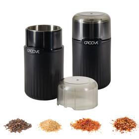 Groove 840124405875 Grinder Large Capacity 30 000 Rpm Herb Adjustable Coarse To Fine S