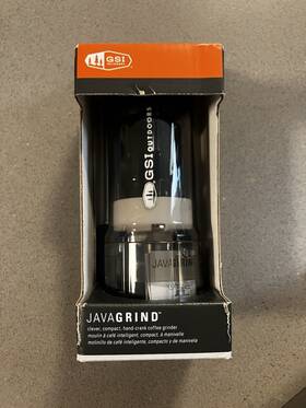 79487 Gsi Outdoors Java Mill Conical Ceramic Burr Coffee Grinder Lightweight For Travel Camping