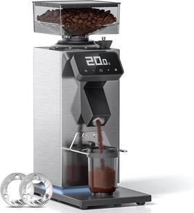 Guangdong Shunde Fengcui Intelligent Technology Co. Ltd Fc6202 Amzchef Commercial Flat Burr Coffee Grinder All-metal Chamber Electric Espresso