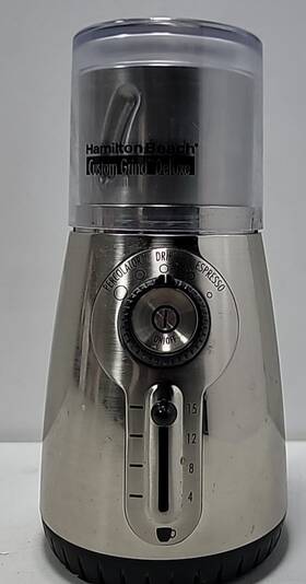 Hamilton Beach 80334 Coffee Grinder Custom Grind 3 Stage Tested Read