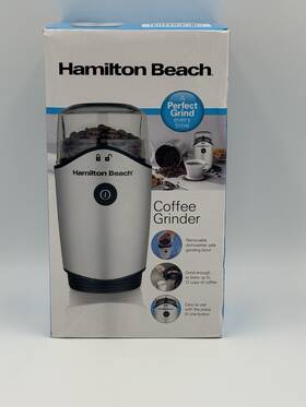 80350g Hamilton Beach Electric Coffee Grinder Stainless Steel 12 Cup New Sealed