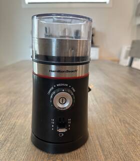 80393c Hamilton Beach Coffee Grinder With Removable Chamber