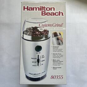 Hamilton Beach Grind80355 Custom Grind80355. 15 Cup Coffee Grinder. New In Box
