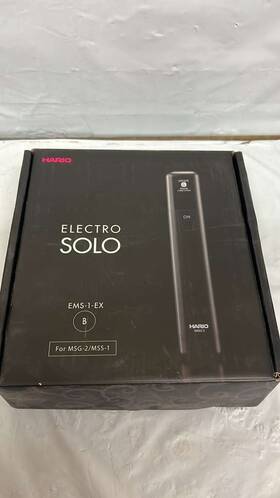 Hario Ems-1b-ex Electro Solo Mobile Mill Stick Black