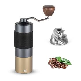 Heihox 739929026173 Manual Coffee Grinder - Hand With Adjustable Conical Stainless Steel Burr Mil