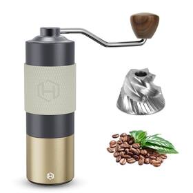 Heihox 762715674494 Manual Coffee Grinder - Hand With Adjustable Conical Stainless Steel B
