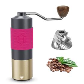 Heihox 762715674517 Manual Coffee Grinder - Hand With Adjustable Conical Stainless Steel B