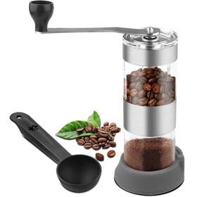 H0147 Hexiniu Manual Espresso Coffee Bean Grinder - Portable Spice Stainless Steel