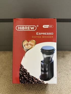 Cg102 Hibrew G3 Electric Coffee Grinder - 34 Grind Settings