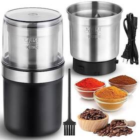 200w Homaisson 752870896855 Coffee Bean Grinder Powerful Spice 3.5oz/100g Capacity Herb Gr