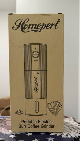 W318 Homepert High-speed Portable Electric Coffee Grinder With 1600mah Rechargeable Battery