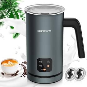 Hommetree 698452690957 Multifunctional 4 In 1 Electric Milk Frother With Touch Matte Grey