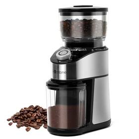 Homtone 617256297803 Electric Coffee Grinder Conical Burr Adjustable Stainless Steel