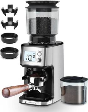Bd-cg018es Homtone Conical Burr Coffee Grinder Anti-static Electric Espresso Adjustable