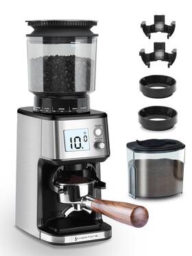 Hbus-0133 Homtone Conical Burr Coffee Grinder 51mm Stepless Electric Espresso With Gr