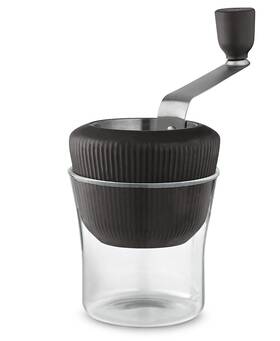 110980332m Hotel Collection Manual Coffee Grinder Adjustable Grind With Glass Container
