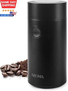 Acg-107b Housewares Mini Coffee Grinder And Electric Herb With 304 Stainless Stee