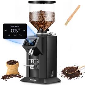 B0d6ggq1lf Huanyu Professional Coffee Grinder With 74mm Flat Burr 53ounce Bean Hopper 15
