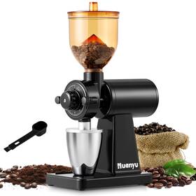 Hy-cg-01 Huanyu Coffee Grinder Electric With Closed Grinding System - 8 Adjustable Settings