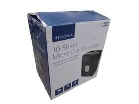 Ns-s10mcbk2 Insignia - Large 10-sheet Microcut Shredder Free Shipping