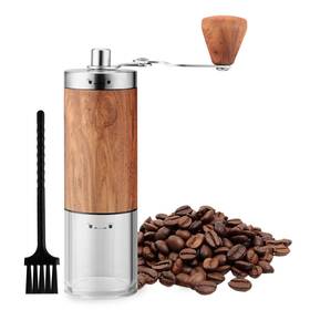Iwpsttrk 617201349618 Manual Coffee Grinder - Stainless Steel Hand Crank Burr Mill For Espre