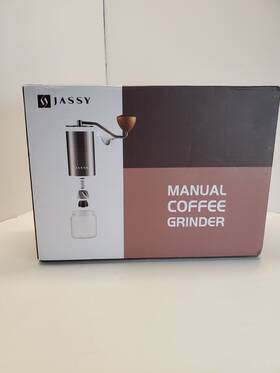 Jassy 768571266217 Manual Coffee Grinder Capacity 35g Seven Axis Stainless Steel