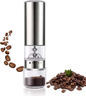 Jocuu 445045179183 Portable Electric Coffee Grinder - 5 Adjustable Levels Usb And One-touch Start