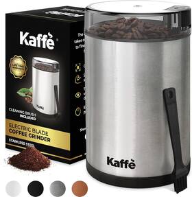 Kf2020b Kaff Kaffe One-touch Coffee Grinder Electric Blade - 3oz Stainless Steel