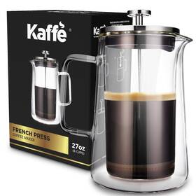Kf1010 Kaffe 860001316704 French Press Coffee Maker Double-wall Clear