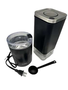 Kf2050 Kaffe Lagger Electric Coffee Grinder And Airtight Storage Container