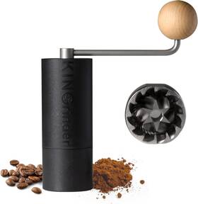 2bp1001-bk Kingrinder Famous Kol Recommended P1 Lightweight Manual Hand Coffee Black