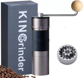 K1-straight Kingrinder K6 Manual Hand Coffee Grinder With Straight Handle For French Press