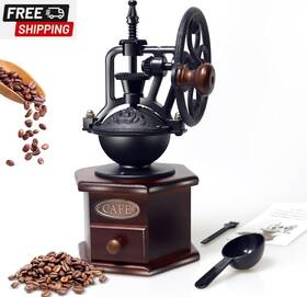 Kini Mox 313025913928 Manual Coffee Grinder Vintage Wooden Bean Hand Roller Ant