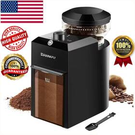 Kirainafly 691199478253 Automatic Burr Mill Coffee Grinder Electric Bean Grinding