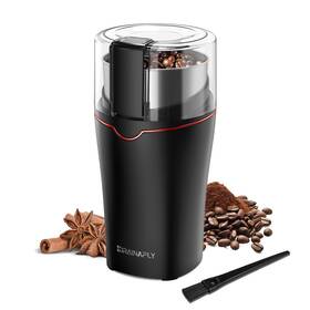 Ky-2408 Kirainafly Coffee Grinder Electric One Touch Espresso And Spice For Home Use W
