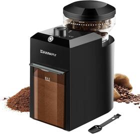 Ymccbg-8001 Kirainafly Electric Burr Coffee Grinder Adjustable Bean With 28 Black