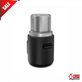 Kbgr100bm Kitchenaid Go Cordless Coffee Grinder - Black Matte Battery Operated Handheld