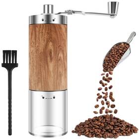 Kjcbkcb 012687117172 Manual Coffee Bean Grinder With Burr Brush Stainle